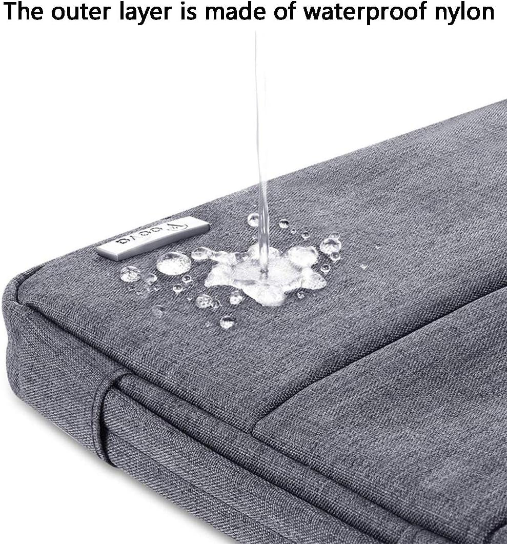 11 11.6 12 Inch Laptop Sleeve Case,Slim Computer Cover Bag Compatible with Macbook Air 11,Mac 12,Surface Pro 9 8 7/Laptop Go 2 3,HP Acer Asus Samsung Chromebook 4,Grey